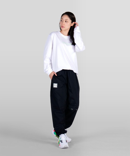UNDER ARMOUR（アンダーアーマー）の「UAヘビーウエイト チャージドコットン ロングスリーブ シャツ バックプリント（トレーニング/メンズ）（Tシャツ/カットソー・メンズ・カーキ/ブラック/ホワイト・XXL/XL/M/3XL/S/L）」の22枚目の写真