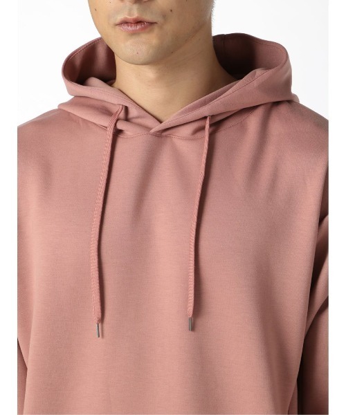 m.f.editorial（エムエフエディトリアル）の「エムエフエディトリアルメンズ/m.f.editorial：MEN ストレッチダンボール 長袖プルパーカー（パーカー・メンズ・スカイブルー/ピンク系その他/ベージュ・LARGE/X-LARGE/MEDIUM）」の7枚目の写真