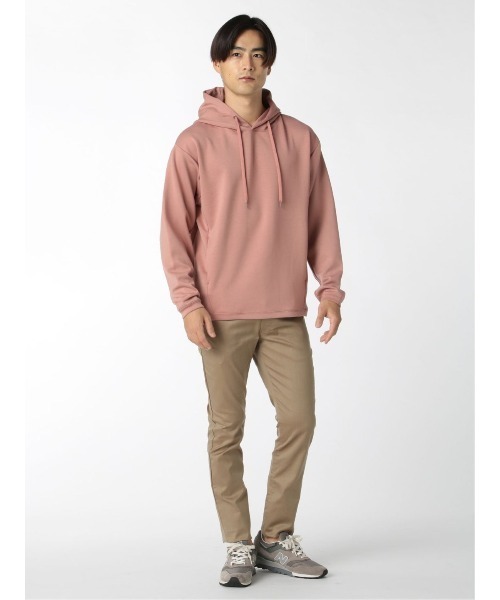 m.f.editorial（エムエフエディトリアル）の「エムエフエディトリアルメンズ/m.f.editorial：MEN ストレッチダンボール 長袖プルパーカー（パーカー・メンズ・スカイブルー/ピンク系その他/ベージュ・LARGE/X-LARGE/MEDIUM）」の16枚目の写真