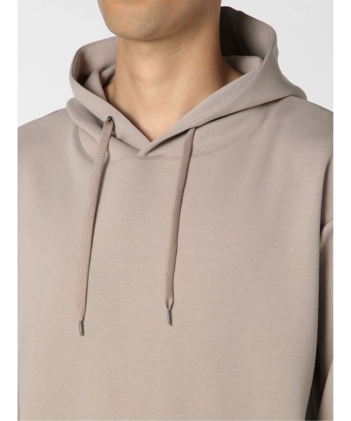 m.f.editorial（エムエフエディトリアル）の「エムエフエディトリアルメンズ/m.f.editorial：MEN ストレッチダンボール 長袖プルパーカー（パーカー・メンズ・スカイブルー/ピンク系その他/ベージュ・LARGE/X-LARGE/MEDIUM）」の19枚目の写真