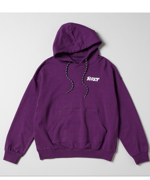 ROXY（ロキシー）の「CHOCOMOO HOODIE/ロキシープルオーバーパーカー（パーカー・レディース・ピンク/ベージュ/ブラック・MEDIUM/LARGE/SMALL）」の7枚目の写真