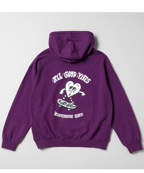ROXY（ロキシー）の「CHOCOMOO HOODIE/ロキシープルオーバーパーカー（パーカー・レディース・ピンク/ベージュ/ブラック・MEDIUM/LARGE/SMALL）」の13枚目の写真