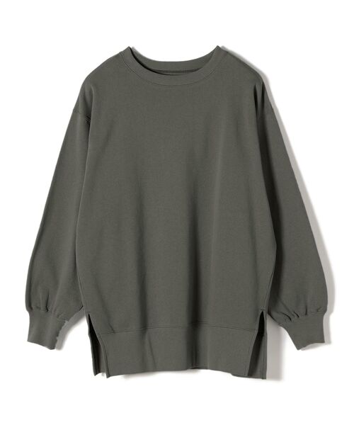 SHIPS（シップス）の「*USAコットンプルオーバー◇（スウェット・レディース・ブラック/チャコールグレー/ナチュラル/ライトオリーブ/ブルー系/ミント/ダークブルー/オフホワイト・ONE SIZE）」の13枚目の写真