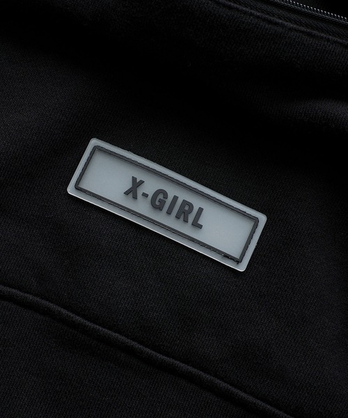 X-girl（エックスガール）の「MOUNTAIN SWEAT HOODIE（パーカー・レディース・ベージュ/ブラック・M/S）」の8枚目の写真