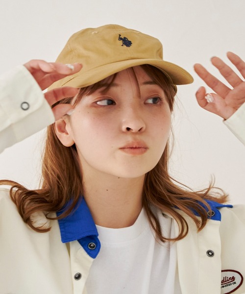 U.S. POLO ASSN.（ユーエスポロアッスン）の「1ポイントロゴ刺繍キャップ（キャップ・メンズ・レッド/グリーン/チャコールグレー/ブルー/アイボリー/ブラック/ベージュ/ネイビー/オフホワイト/ベージュ系その他/ホワイト系その他3・FREE）」の6枚目の写真
