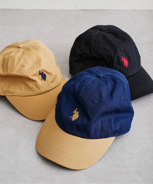 U.S. POLO ASSN.（ユーエスポロアッスン）の「1ポイントロゴ刺繍キャップ（キャップ・メンズ・レッド/グリーン/チャコールグレー/ブルー/アイボリー/ブラック/ベージュ/ネイビー/オフホワイト/ベージュ系その他/ホワイト系その他3・FREE）」の9枚目の写真