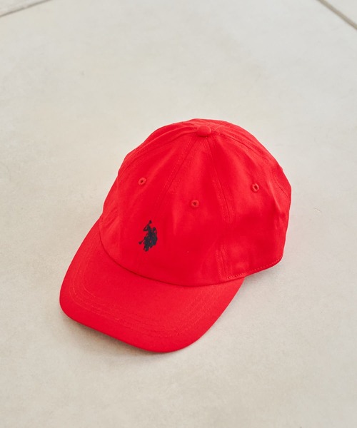 U.S. POLO ASSN.（ユーエスポロアッスン）の「1ポイントロゴ刺繍キャップ（キャップ・メンズ・レッド/グリーン/チャコールグレー/ブルー/アイボリー/ブラック/ベージュ/ネイビー/オフホワイト/ベージュ系その他/ホワイト系その他3・FREE）」の11枚目の写真