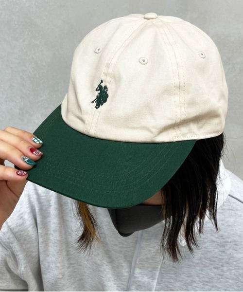 U.S. POLO ASSN.（ユーエスポロアッスン）の「1ポイントロゴ刺繍キャップ（キャップ・メンズ・レッド/グリーン/チャコールグレー/ブルー/アイボリー/ブラック/ベージュ/ネイビー/オフホワイト/ベージュ系その他/ホワイト系その他3・FREE）」の19枚目の写真