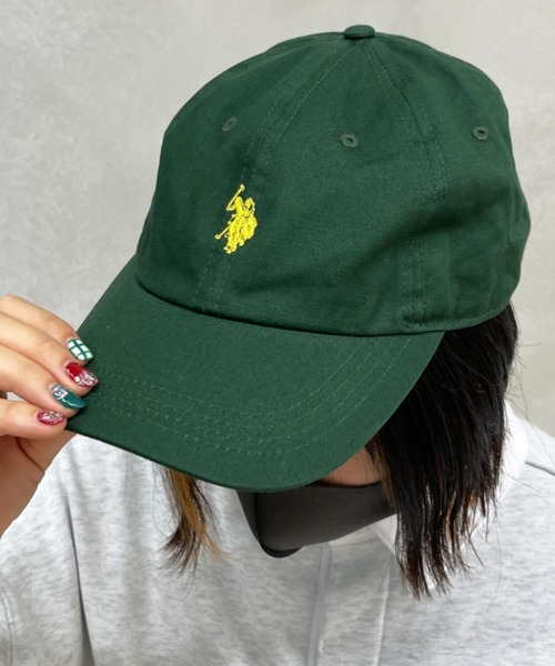 U.S. POLO ASSN.（ユーエスポロアッスン）の「1ポイントロゴ刺繍キャップ（キャップ・メンズ・レッド/グリーン/チャコールグレー/ブルー/アイボリー/ブラック/ベージュ/ネイビー/オフホワイト/ベージュ系その他/ホワイト系その他3・FREE）」の20枚目の写真