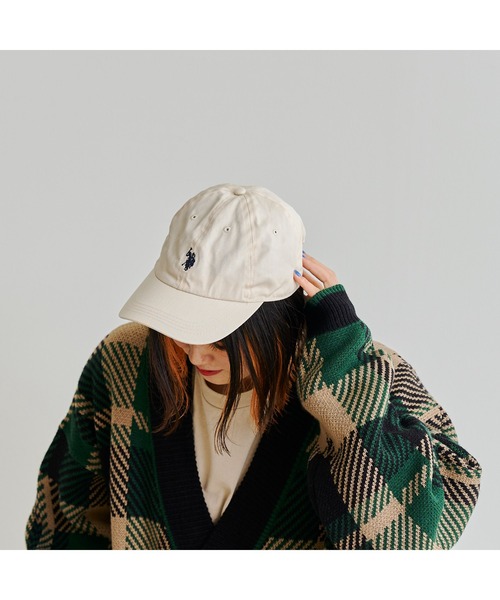 U.S. POLO ASSN.（ユーエスポロアッスン）の「1ポイントロゴ刺繍キャップ（キャップ・メンズ・レッド/グリーン/チャコールグレー/ブルー/アイボリー/ブラック/ベージュ/ネイビー/オフホワイト/ベージュ系その他/ホワイト系その他3・FREE）」の15枚目の写真