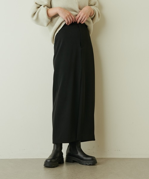 Whim Gazette（ウィムガゼット）の「ストレッチタイトスカート（スカート・レディース・ライトグレー/ブラック・36/38）」の10枚目の写真