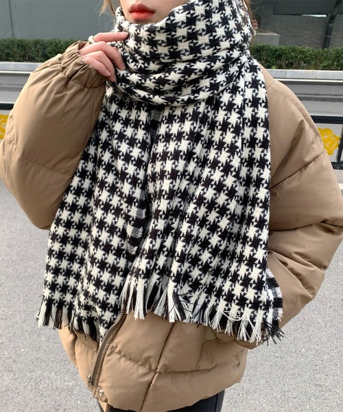 LA VORAGINE(ラ ヴォラジネ)の「両面カップルマフラー(マフラー・レディース・ブラック/モカ・FREE)」の15枚目の写真