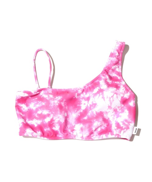 atmos pink（アトモスピンク）の「atmos pink タイダイ柄 ワンショルダーブラトップ（その他アンダーウェア/インナー・レディース・ピンク/ブルー・S/M/M/L）」の2枚目の写真