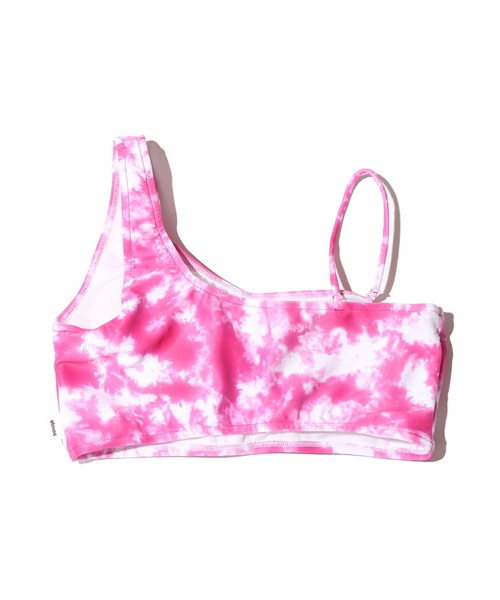 atmos pink（アトモスピンク）の「atmos pink タイダイ柄 ワンショルダーブラトップ（その他アンダーウェア/インナー・レディース・ピンク/ブルー・S/M/M/L）」の3枚目の写真
