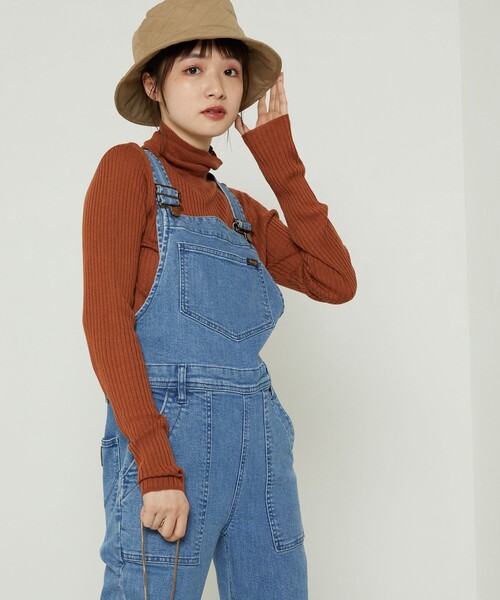 FREAK'S STORE（フリークスストア）の「ウォッシャブルタートルネックリブニット（ニット/セーター・レディース・オフホワイト/サックスブルー/ブラック/グリーン/グレー/レンガ・ﾌﾘ-）」の12枚目の写真