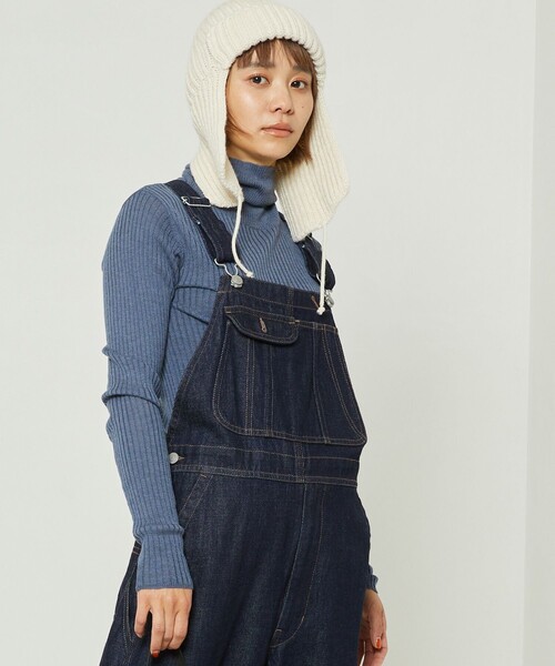 FREAK'S STORE（フリークスストア）の「ウォッシャブルタートルネックリブニット（ニット/セーター・レディース・オフホワイト/サックスブルー/ブラック/グリーン/グレー/レンガ・ﾌﾘ-）」の20枚目の写真