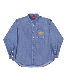 【Paragraph】ロゴ刺繍デニムシャツ／№13／21FW