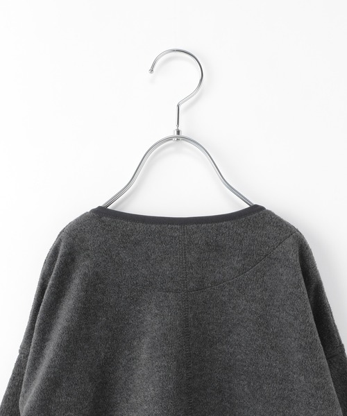 GLOBAL WORK（グローバルワーク）の「【キッズ】カロヤカウォーム／フリースカーディガン/236540（カーディガン/ボレロ・キッズ・チャコールグレー/オフホワイト・110cm/100cm/120cm/130cm/140cm/150cm/160cm）」の10枚目の写真