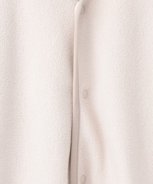 GLOBAL WORK（グローバルワーク）の「【キッズ】カロヤカウォーム／フリースカーディガン/236540（カーディガン/ボレロ・キッズ・チャコールグレー/オフホワイト・110cm/100cm/120cm/130cm/140cm/150cm/160cm）」の9枚目の写真