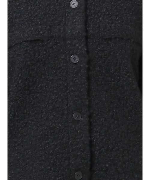 EMODA（エモダ）の「ブラッシュドシャツブルゾン（ブルゾン・レディース・グレー/ブラック/ミント・FREE）」の5枚目の写真