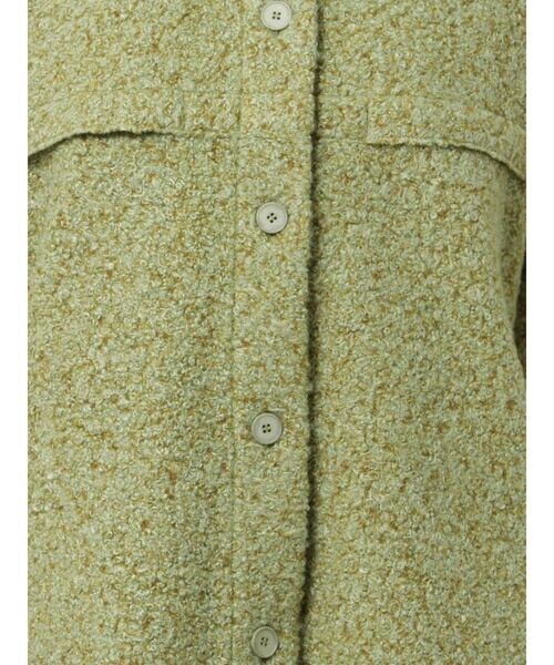 EMODA（エモダ）の「ブラッシュドシャツブルゾン（ブルゾン・レディース・グレー/ブラック/ミント・FREE）」の4枚目の写真