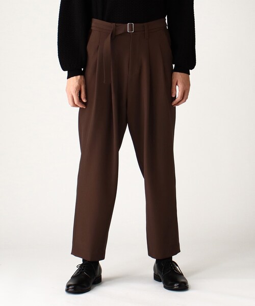 tk.TAKEO KIKUCHI（ティーケータケオキクチ）の「◆ドレープツータックパンツ（その他パンツ・メンズ・ブラック/ダークブラウン/ナチュラル・01/02/03）」の10枚目の写真