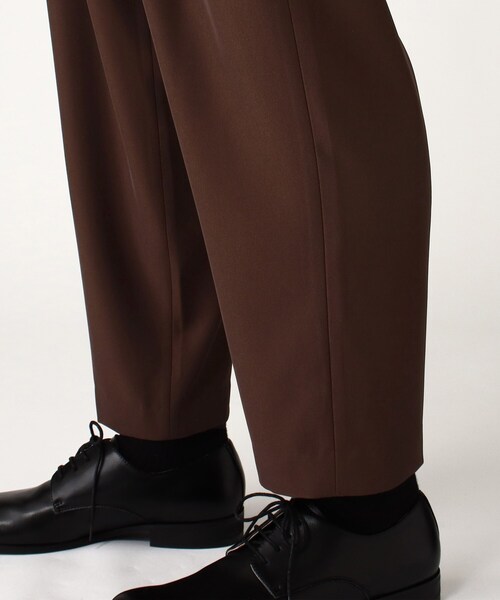 tk.TAKEO KIKUCHI（ティーケータケオキクチ）の「◆ドレープツータックパンツ（その他パンツ・メンズ・ブラック/ダークブラウン/ナチュラル・01/02/03）」の7枚目の写真