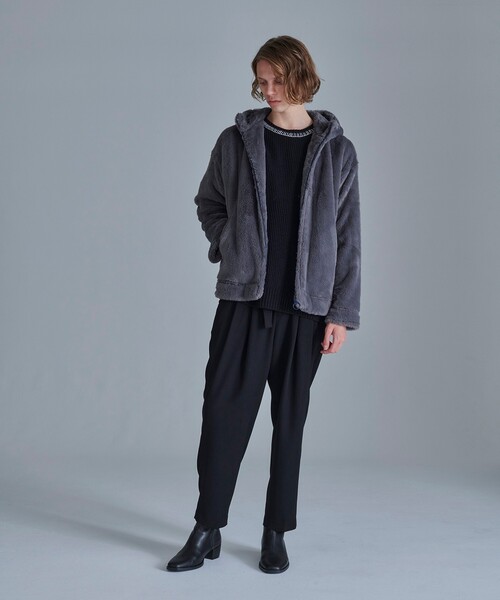 tk.TAKEO KIKUCHI（ティーケータケオキクチ）の「◆ドレープツータックパンツ（その他パンツ・メンズ・ブラック/ダークブラウン/ナチュラル・01/02/03）」の22枚目の写真