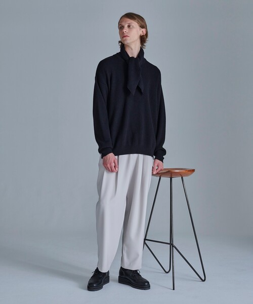 tk.TAKEO KIKUCHI（ティーケータケオキクチ）の「◆ドレープツータックパンツ（その他パンツ・メンズ・ブラック/ダークブラウン/ナチュラル・01/02/03）」の20枚目の写真