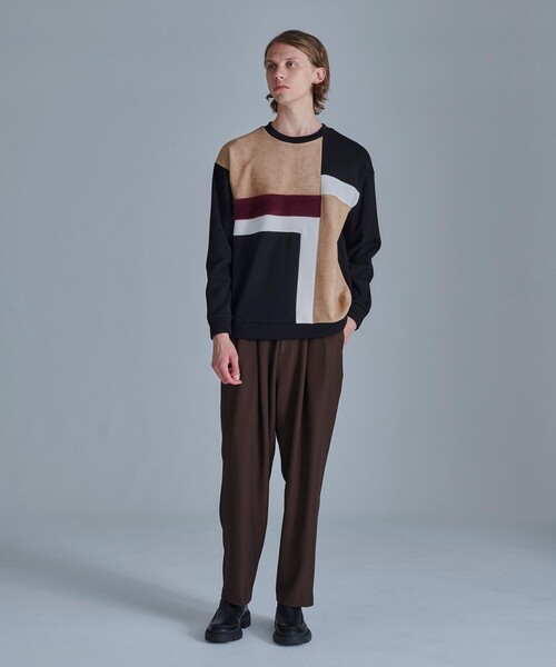 tk.TAKEO KIKUCHI（ティーケータケオキクチ）の「◆ドレープツータックパンツ（その他パンツ・メンズ・ブラック/ダークブラウン/ナチュラル・01/02/03）」の17枚目の写真