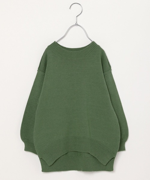 GLOBAL WORK(グローバルワーク)の「【キッズ】アウトリンキングニットプルオーバー/254783(ニット/セーター・キッズ・オフホワイト/レッド/グリーン・130cm/160cm/150cm/110cm/140cm/100cm/120cm)」の1枚目の写真