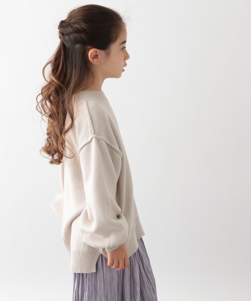 GLOBAL WORK(グローバルワーク)の「【キッズ】アウトリンキングニットプルオーバー/254783(ニット/セーター・キッズ・オフホワイト/レッド/グリーン・130cm/160cm/150cm/110cm/140cm/100cm/120cm)」の20枚目の写真