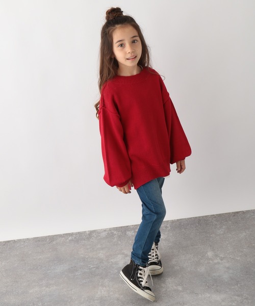 GLOBAL WORK(グローバルワーク)の「【キッズ】アウトリンキングニットプルオーバー/254783(ニット/セーター・キッズ・オフホワイト/レッド/グリーン・130cm/160cm/150cm/110cm/140cm/100cm/120cm)」の21枚目の写真