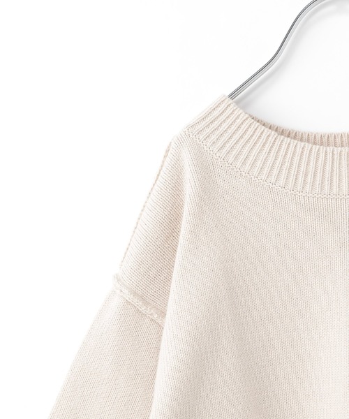 GLOBAL WORK(グローバルワーク)の「【キッズ】アウトリンキングニットプルオーバー/254783(ニット/セーター・キッズ・オフホワイト/レッド/グリーン・130cm/160cm/150cm/110cm/140cm/100cm/120cm)」の6枚目の写真