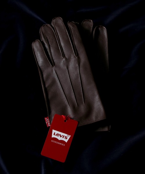 LeVI'S リーバイス　豚革　手袋 Levi's LEVI'S リーバイス手袋 LV16737 ブラック 黒 BLACK 豚皮