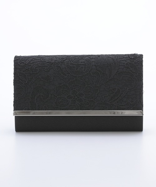 Kana（カナ）の「レース刺繍 シンプル スクエア 3Way パーティーバッグ 結婚式 お呼ばれ オケージョン（ショルダーバッグ・レディース・シルバー/ブラック/ベージュ・フリー）」の8枚目の写真