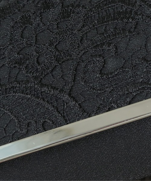 Kana（カナ）の「レース刺繍 シンプル スクエア 3Way パーティーバッグ 結婚式 お呼ばれ オケージョン（ショルダーバッグ・レディース・シルバー/ブラック/ベージュ・フリー）」の20枚目の写真