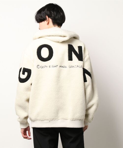 Mark Gonzales（マーク・ゴンザレス）の「【MARK GONZALES】マークボアジャケット（その他アウター・メンズ・オフホワイト/ブラック・M/L）」の6枚目の写真