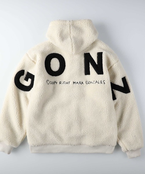 Mark Gonzales（マーク・ゴンザレス）の「【MARK GONZALES】マークボアジャケット（その他アウター・メンズ・オフホワイト/ブラック・M/L）」の10枚目の写真