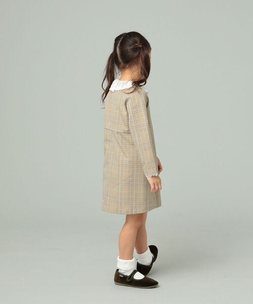B:MING by BEAMS(ビーミングバイビームス)の「B:MING by BEAMS / CEREMONY レースカラー TR ワンピース(100~130cm)(ワンピース・キッズ・ベージュ/ネイビー・100/110/120/130)」の17枚目の写真