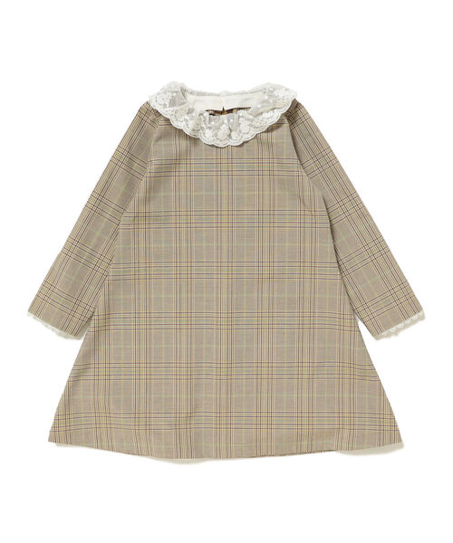 B:MING by BEAMS(ビーミングバイビームス)の「B:MING by BEAMS / CEREMONY レースカラー TR ワンピース(100~130cm)(ワンピース・キッズ・ベージュ/ネイビー・100/110/120/130)」の14枚目の写真