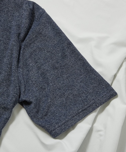 UNION STATION（ユニオンステーション）の「/セットアップ対応/半袖杢パイルパーカー（パーカー・メンズ・ホワイト/ネイビー/その他・LL/M/L）」の15枚目の写真