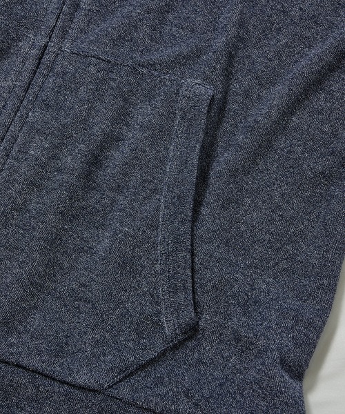 UNION STATION（ユニオンステーション）の「/セットアップ対応/半袖杢パイルパーカー（パーカー・メンズ・ホワイト/ネイビー/その他・LL/M/L）」の12枚目の写真