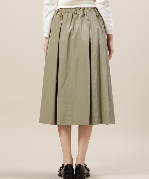 BEAUTY&YOUTH UNITED ARROWS（ビューティーアンドユースユナイテッドアローズ）の「BYTF タフタタックスカート ◆（スカート・レディース・ブラック/オリーブ/パープル/レッド/ネイビー・フリー）」の8枚目の写真