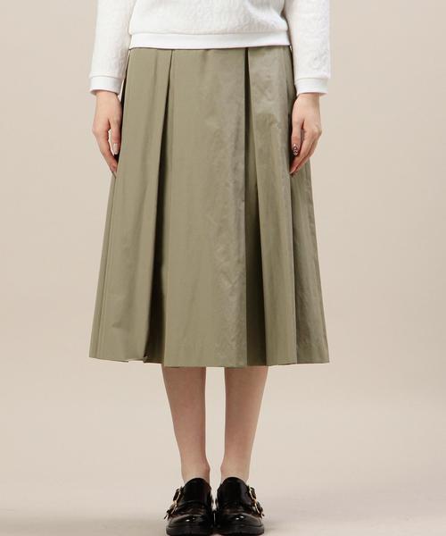 BEAUTY&YOUTH UNITED ARROWS（ビューティーアンドユースユナイテッドアローズ）の「BYTF タフタタックスカート ◆（スカート・レディース・ブラック/オリーブ/パープル/レッド/ネイビー・フリー）」の9枚目の写真