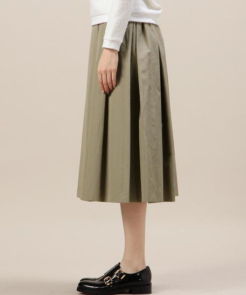 BEAUTY&YOUTH UNITED ARROWS（ビューティーアンドユースユナイテッドアローズ）の「BYTF タフタタックスカート ◆（スカート・レディース・ブラック/オリーブ/パープル/レッド/ネイビー・フリー）」の10枚目の写真