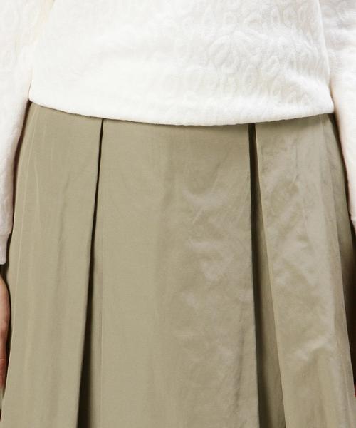 BEAUTY&YOUTH UNITED ARROWS（ビューティーアンドユースユナイテッドアローズ）の「BYTF タフタタックスカート ◆（スカート・レディース・ブラック/オリーブ/パープル/レッド/ネイビー・フリー）」の13枚目の写真