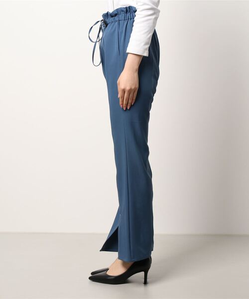 Lui's(ルイス)の「配色ステッチドロストフレアパンツ(その他パンツ・レディース・ブラック/ブルー/グリーン・FREE)」の5枚目の写真