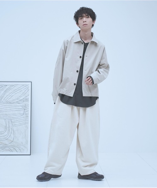 neez.（ニーズ）の「ツイルワークジャケット（その他アウター・メンズ・ブラック/グリーン/ナチュラル・SMALL/MEDIUM/LARGE）」の9枚目の写真