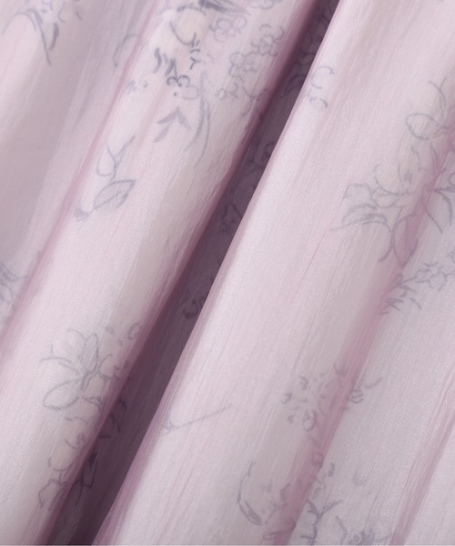 PROPORTION BODY DRESSING（プロポーションボディドレッシング）の「＜Ｅ＞フラワープリントシアーティアードスカート / 1212127100（スカート・レディース・パープル/グレー・SMALL/MEDIUM）」の19枚目の写真